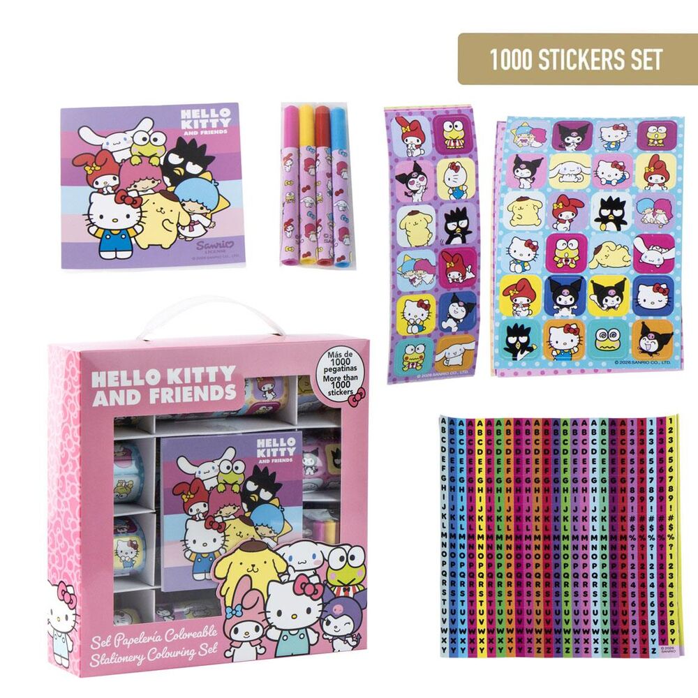 Hello Kitty and Friends set stickers 1000pcs 1
