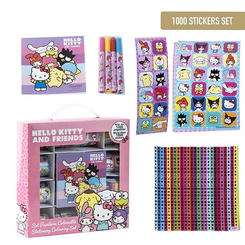 Hello Kitty and Friends set stickers 1000pcs