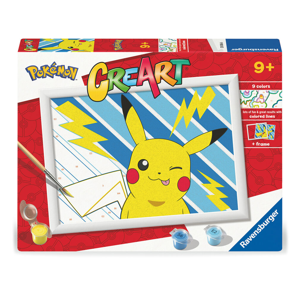Pokemon Pikachu CreArt Painting kit 1
