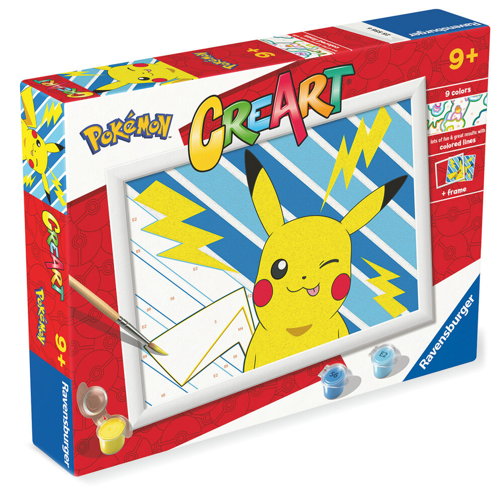 Pokemon Pikachu CreArt Painting kit 3