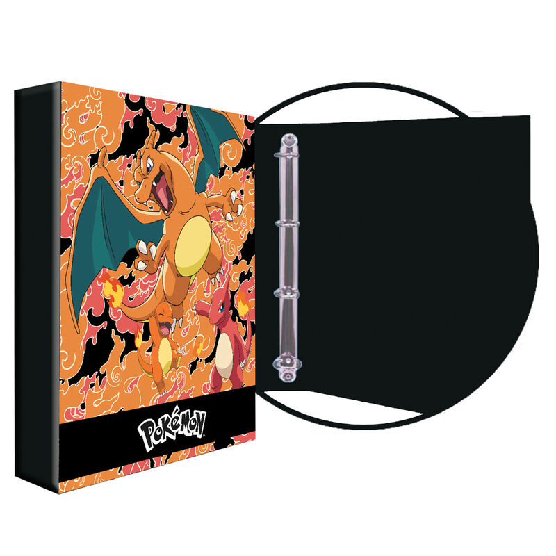Pokemon Charmander Evolution A4 folder rings 1