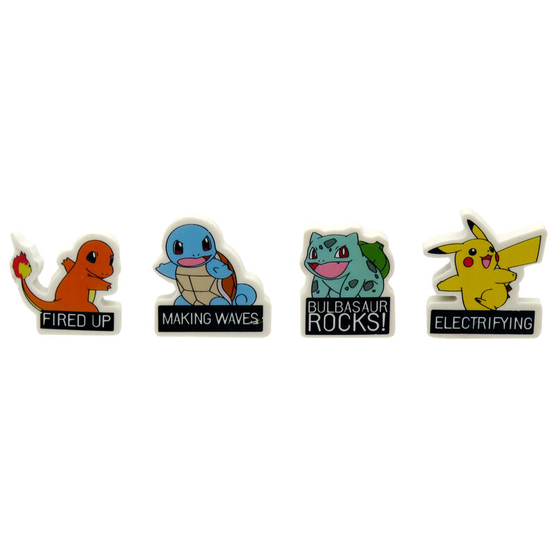 Pokemon set 4 erasers 2