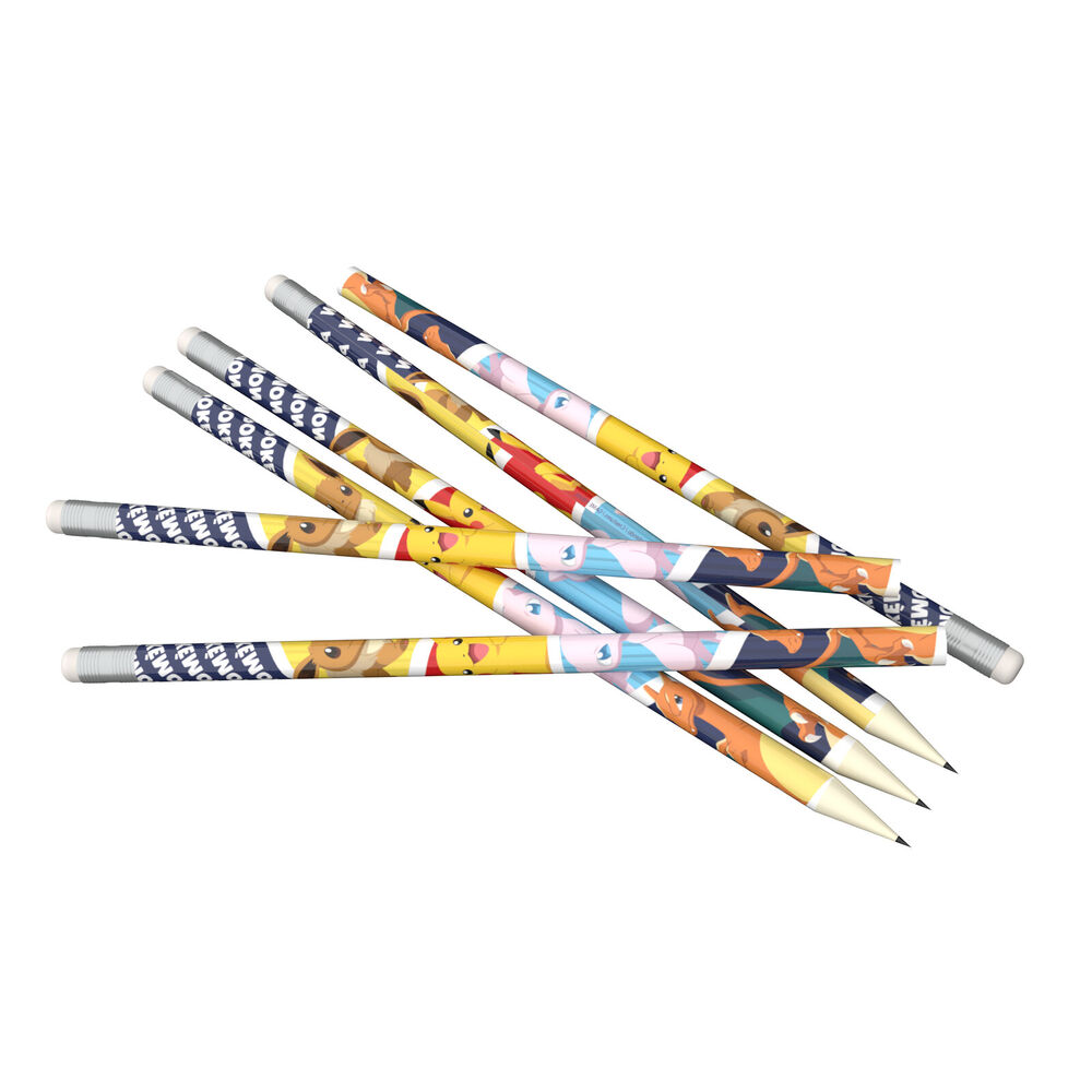 Pokemon set 6 pencils 2