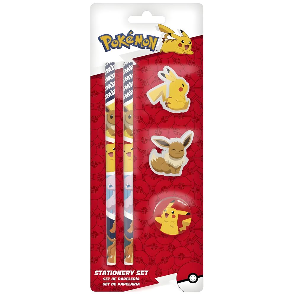 Pokemon stationary set 1