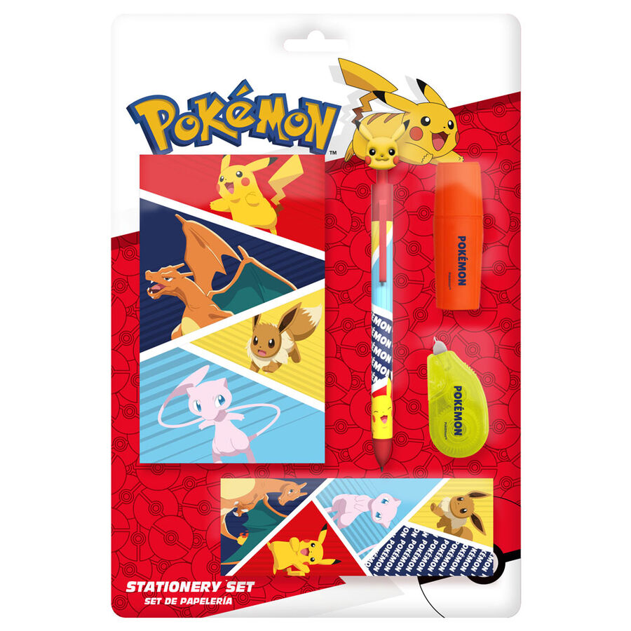 Pokemon stationary set 1