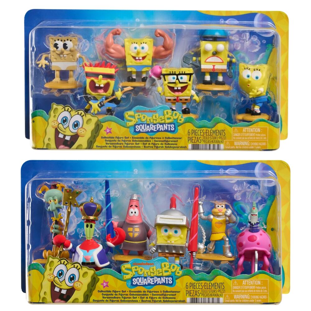 SpongeBob assorted blister 5 figures 1