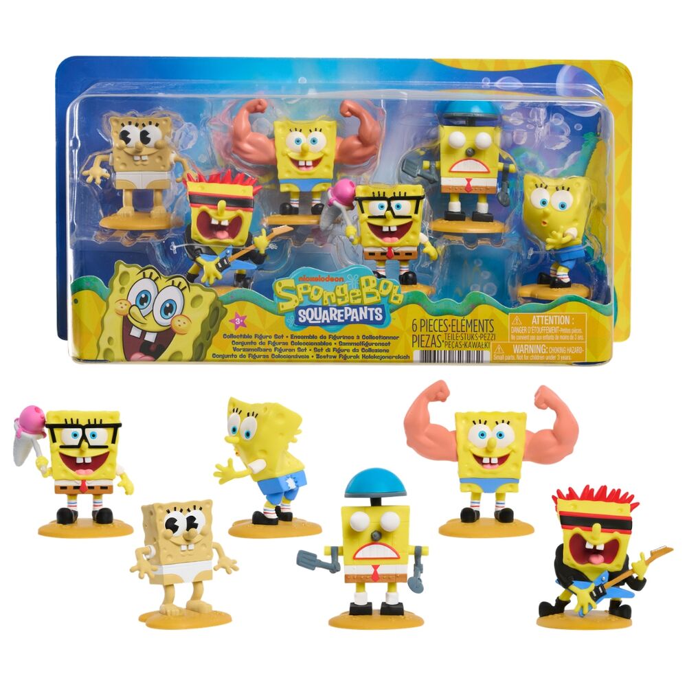 SpongeBob assorted blister 5 figures 2