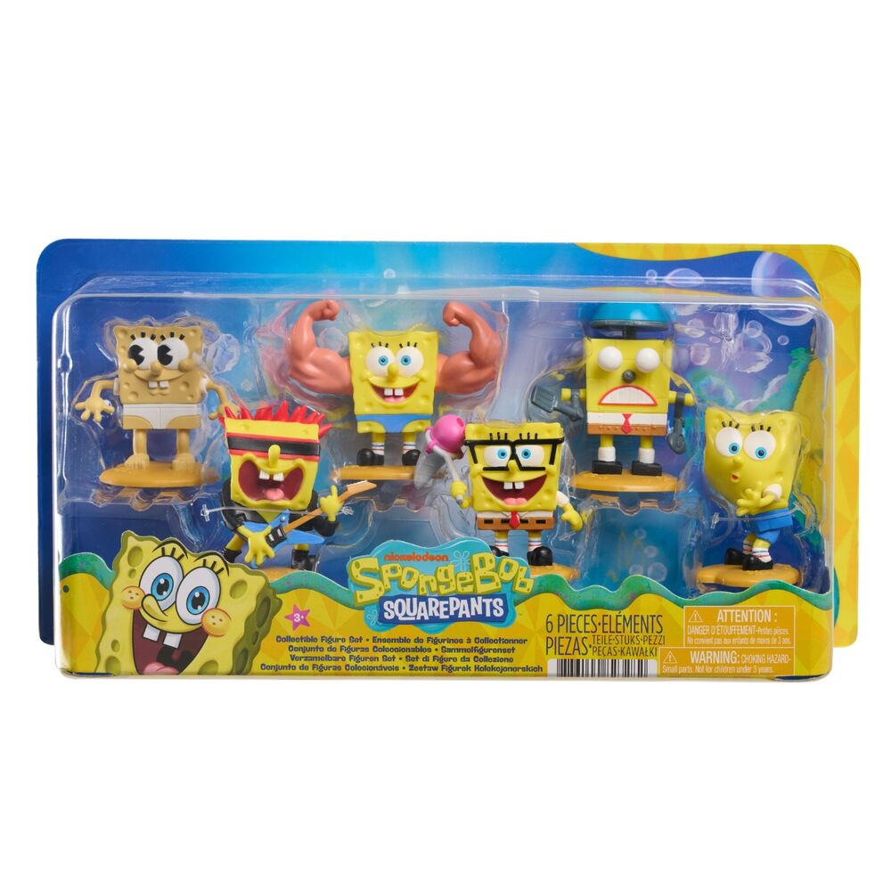 SpongeBob assorted blister 5 figures 3