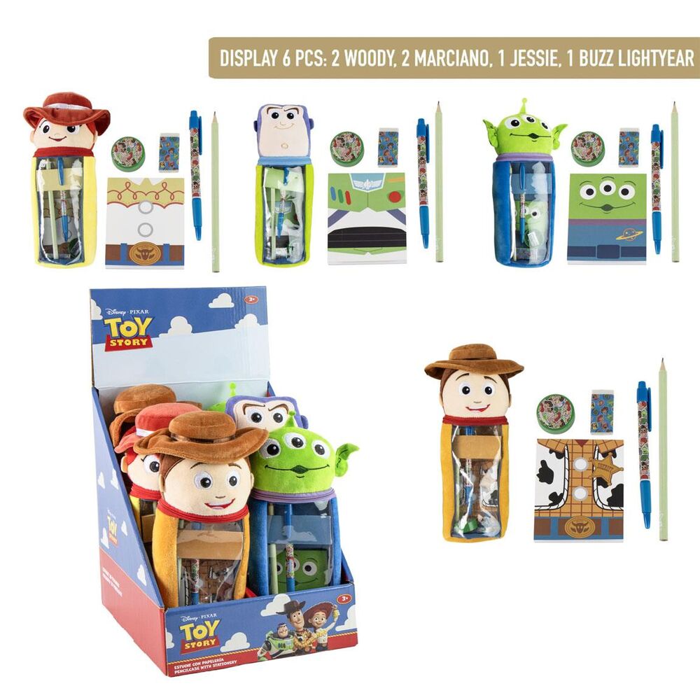 Disney Pixar Toy Story assorted plush pencil case 1