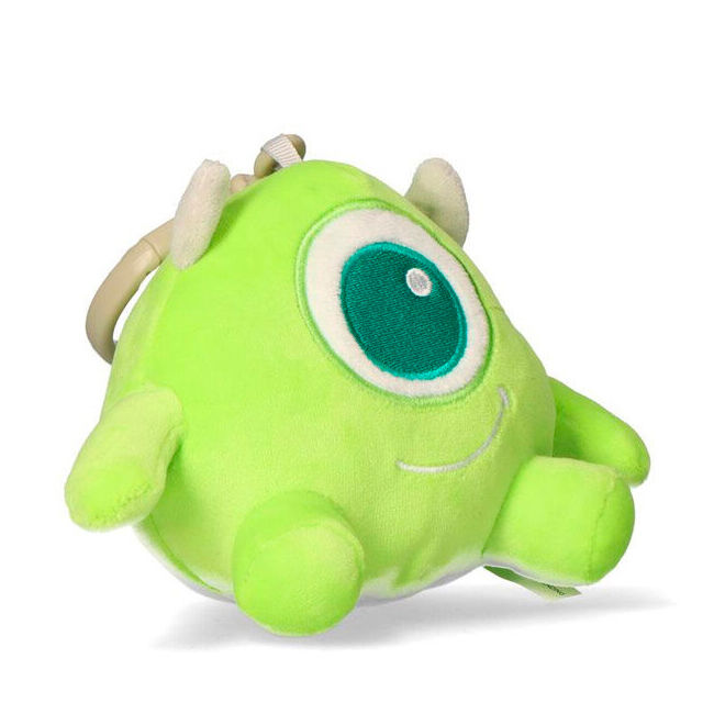 Pixar Disney Monstruos S.A. Mike Wazowski plush keychain 4