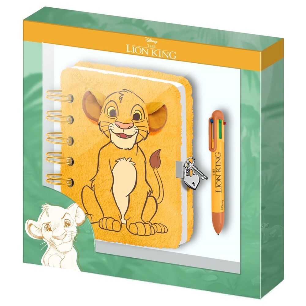 Disney The Lion King Diary plush + pen 1