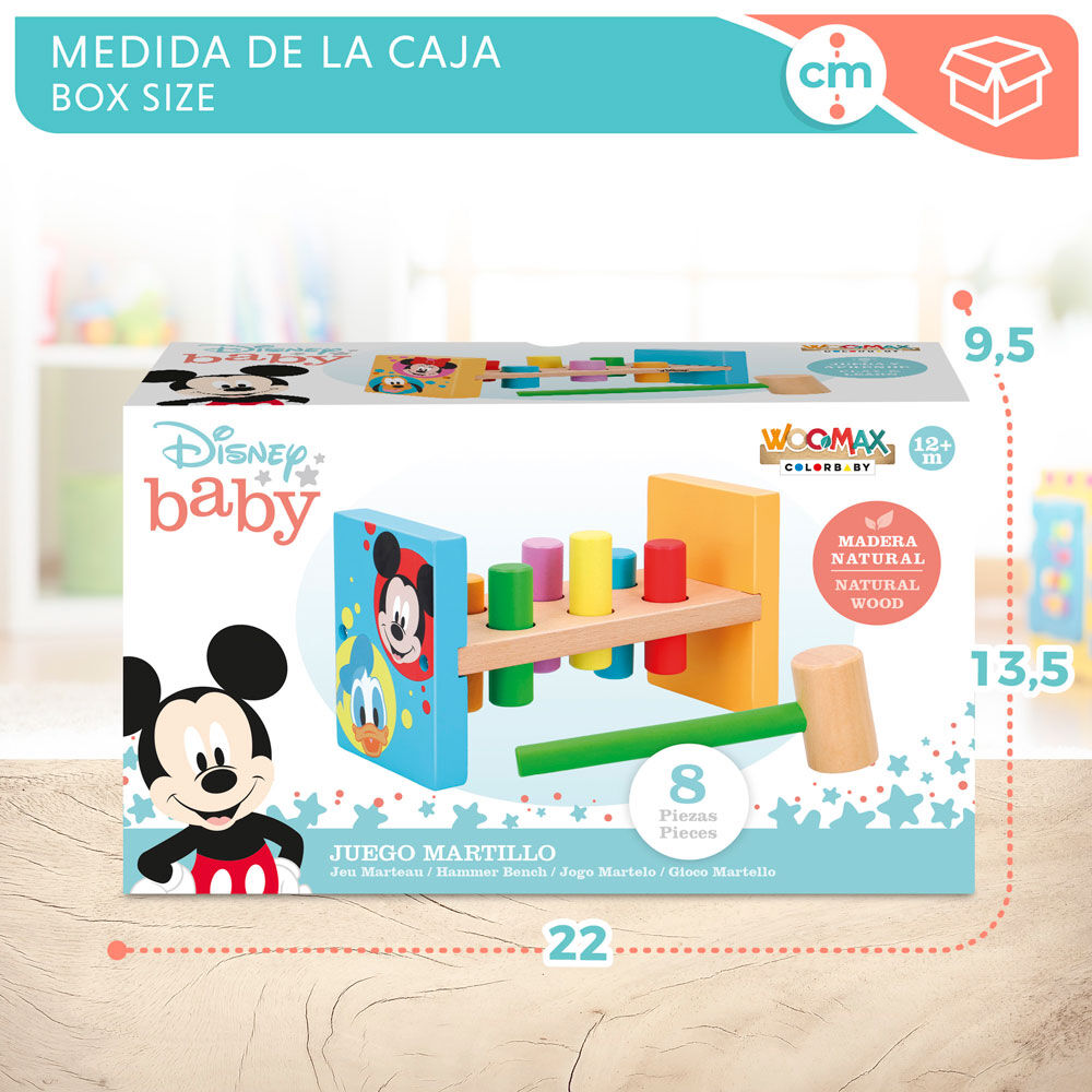 Disney Baby wooden hammer set 6