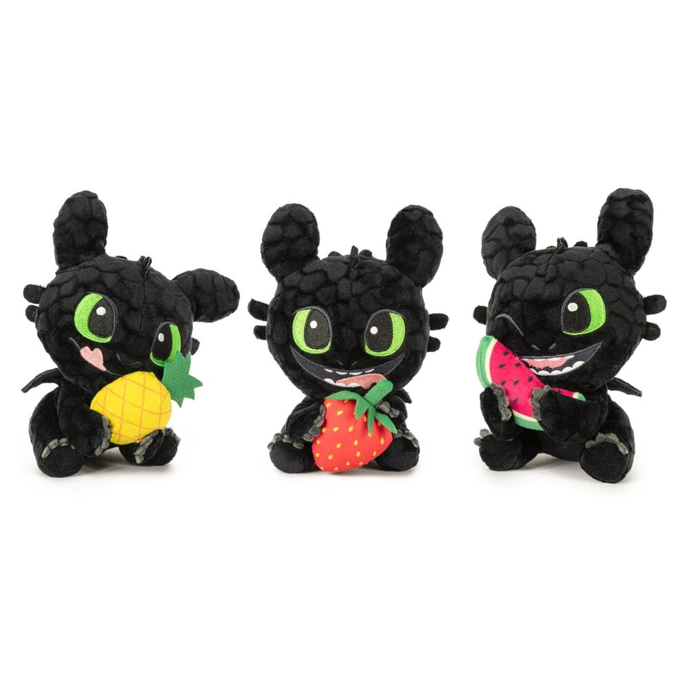 How to Train Your Dragon Toothless Fruit assorted plush toy 25cm 1