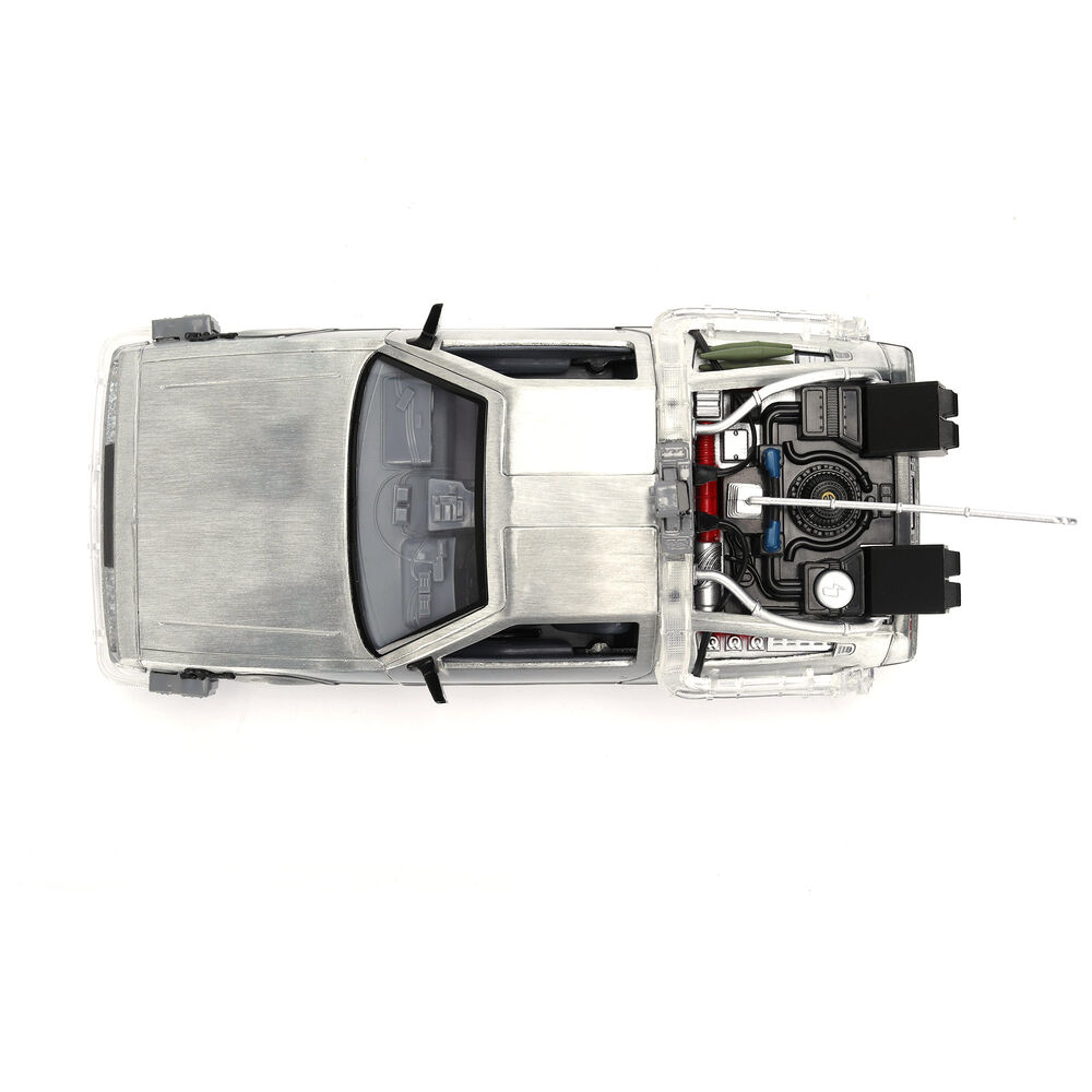 Back to the Future 40th Anniversary Time Machine Hollywood Rides Dlorean replica 5
