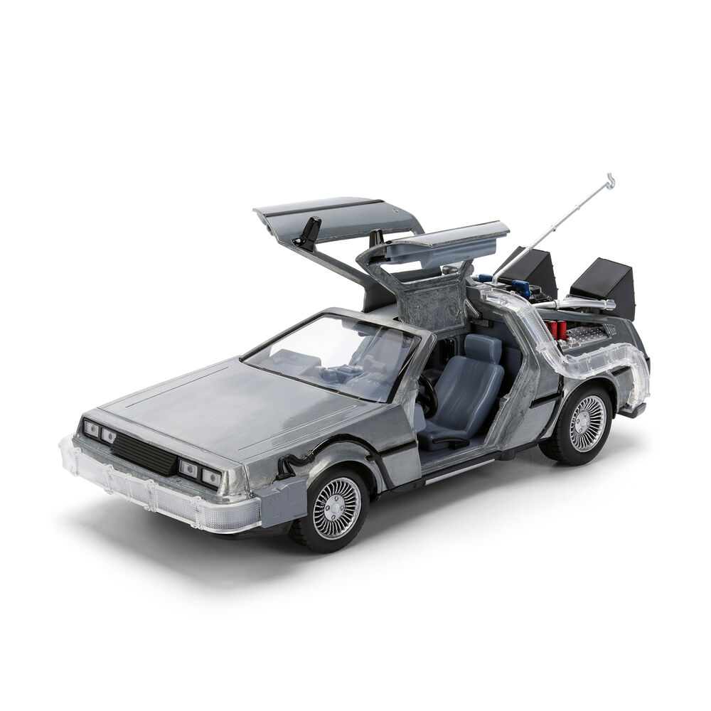 Back to the Future 40th Anniversary Time Machine Hollywood Rides Dlorean replica 6