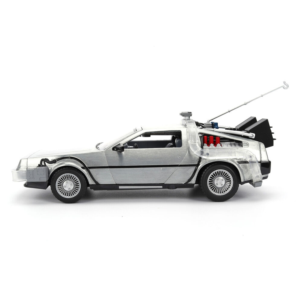 Back to the Future 40th Anniversary Time Machine Hollywood Rides Dlorean replica 7