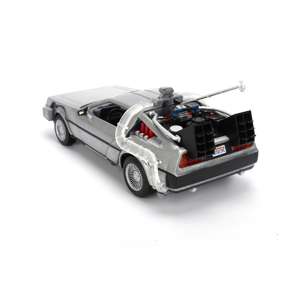 Back to the Future 40th Anniversary Time Machine Hollywood Rides Dlorean replica 9
