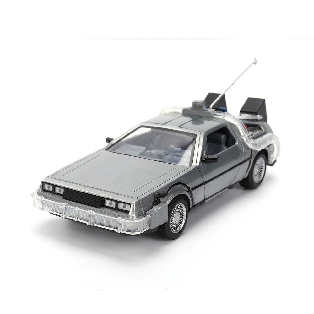 Back to the Future 40th Anniversary Time Machine Hollywood Rides Dlorean replica 10