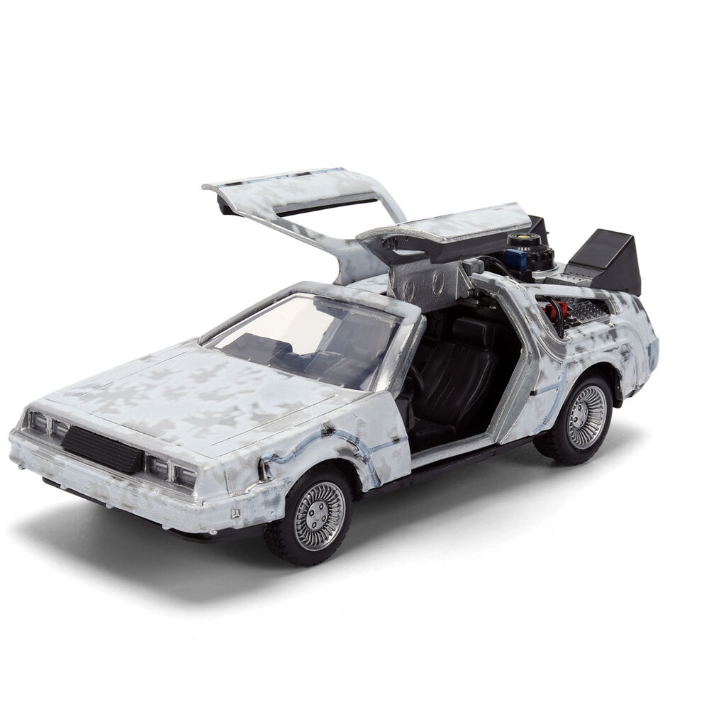 Back to the Future 40th Anniversary Time Machine Ice Effect Dlorean replica 2