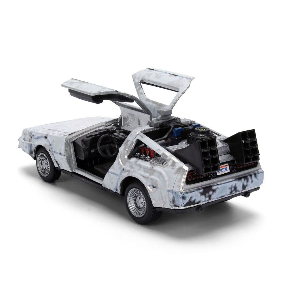 Back to the Future 40th Anniversary Time Machine Ice Effect Dlorean replica 4