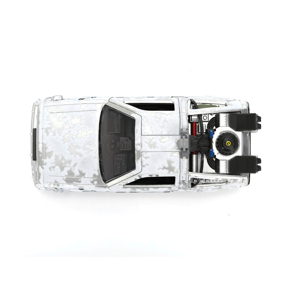 Back to the Future 40th Anniversary Time Machine Ice Effect Dlorean replica 5