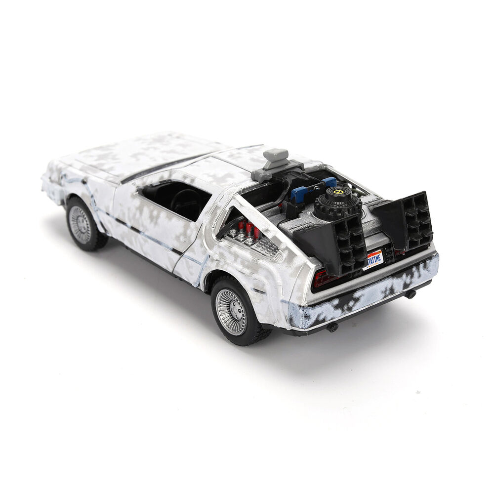 Back to the Future 40th Anniversary Time Machine Ice Effect Dlorean replica 6
