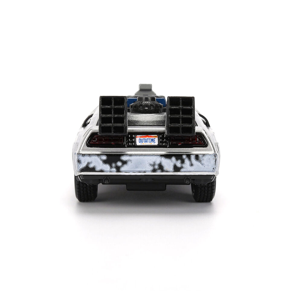 Back to the Future 40th Anniversary Time Machine Ice Effect Dlorean replica 7