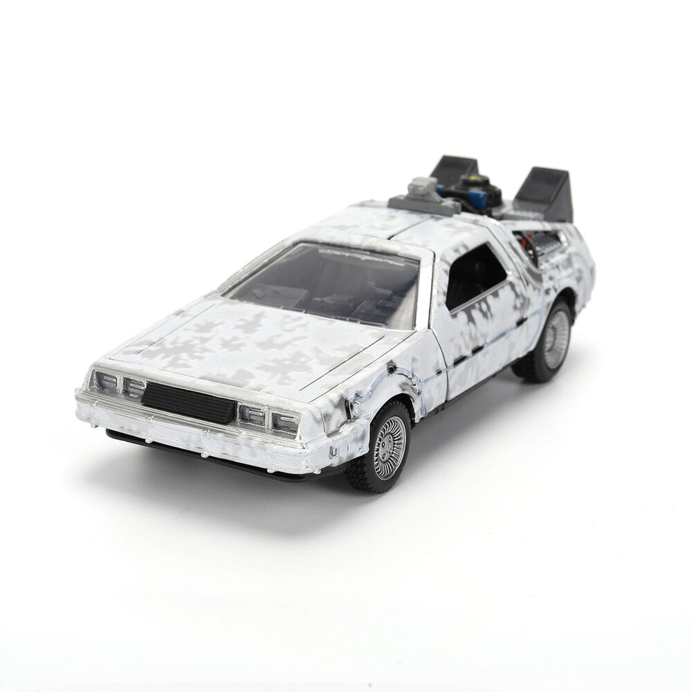 Back to the Future 40th Anniversary Time Machine Ice Effect Dlorean replica 9