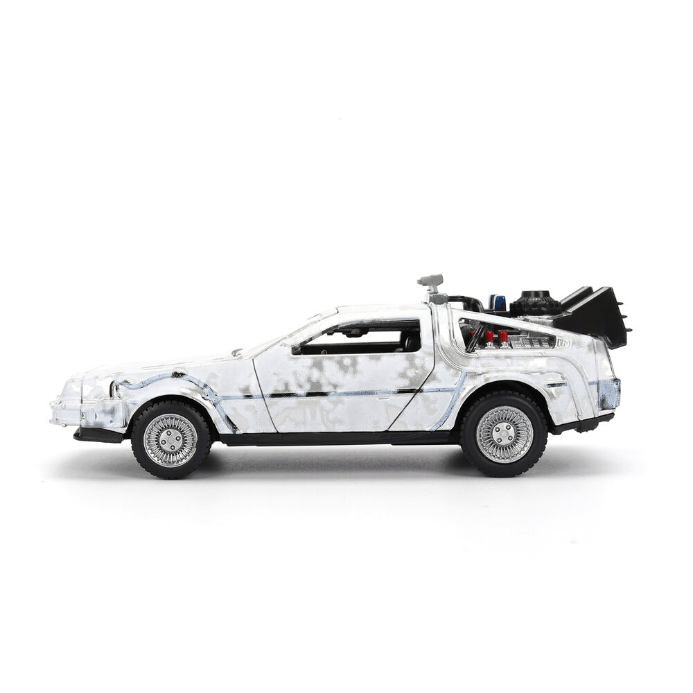 Back to the Future 40th Anniversary Time Machine Ice Effect Dlorean replica 10