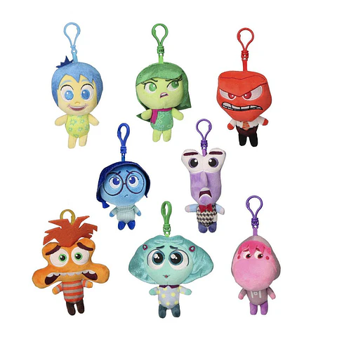 Disney Pixar Inside Out assorted plush keychain