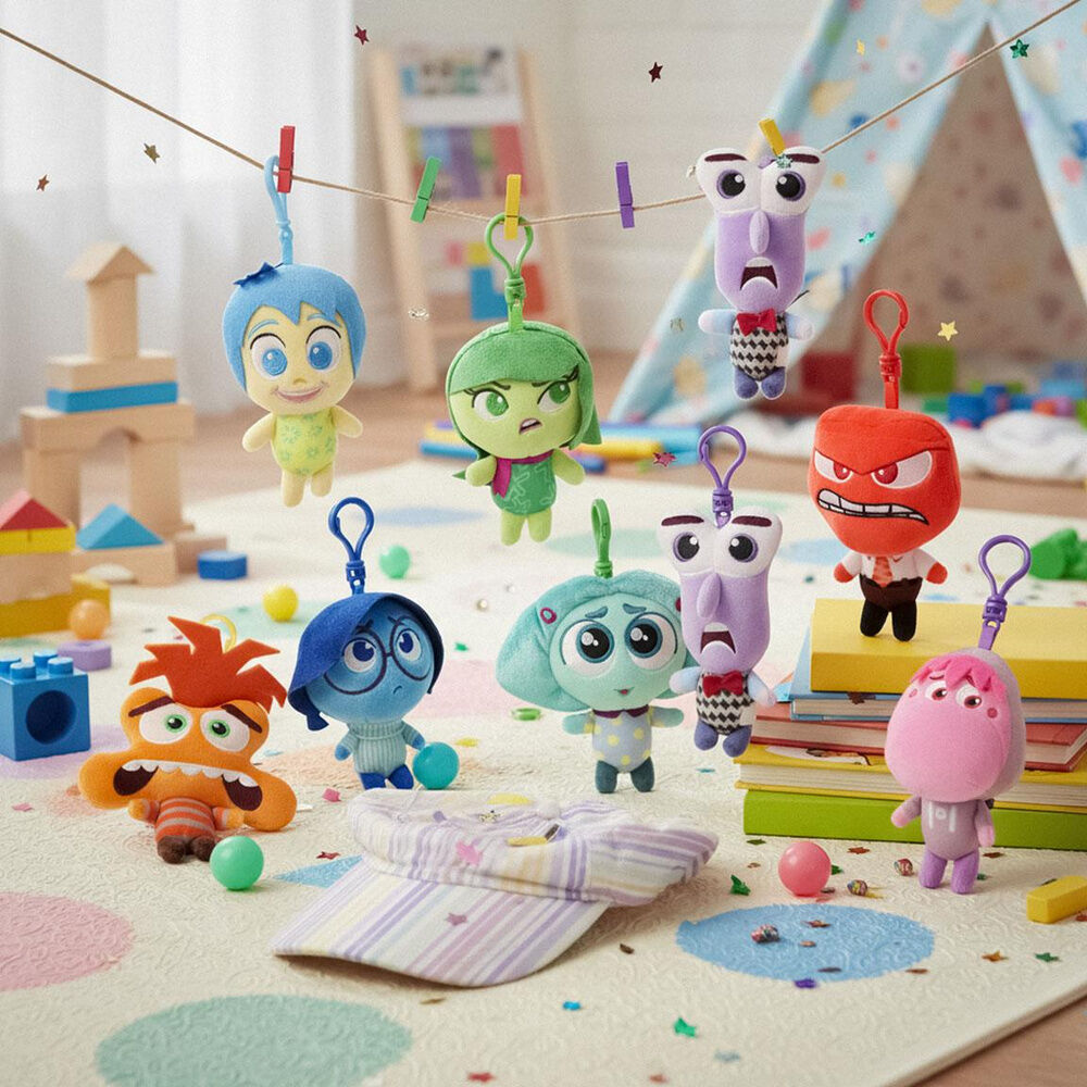 Disney Pixar Inside Out assorted plush keychain 4
