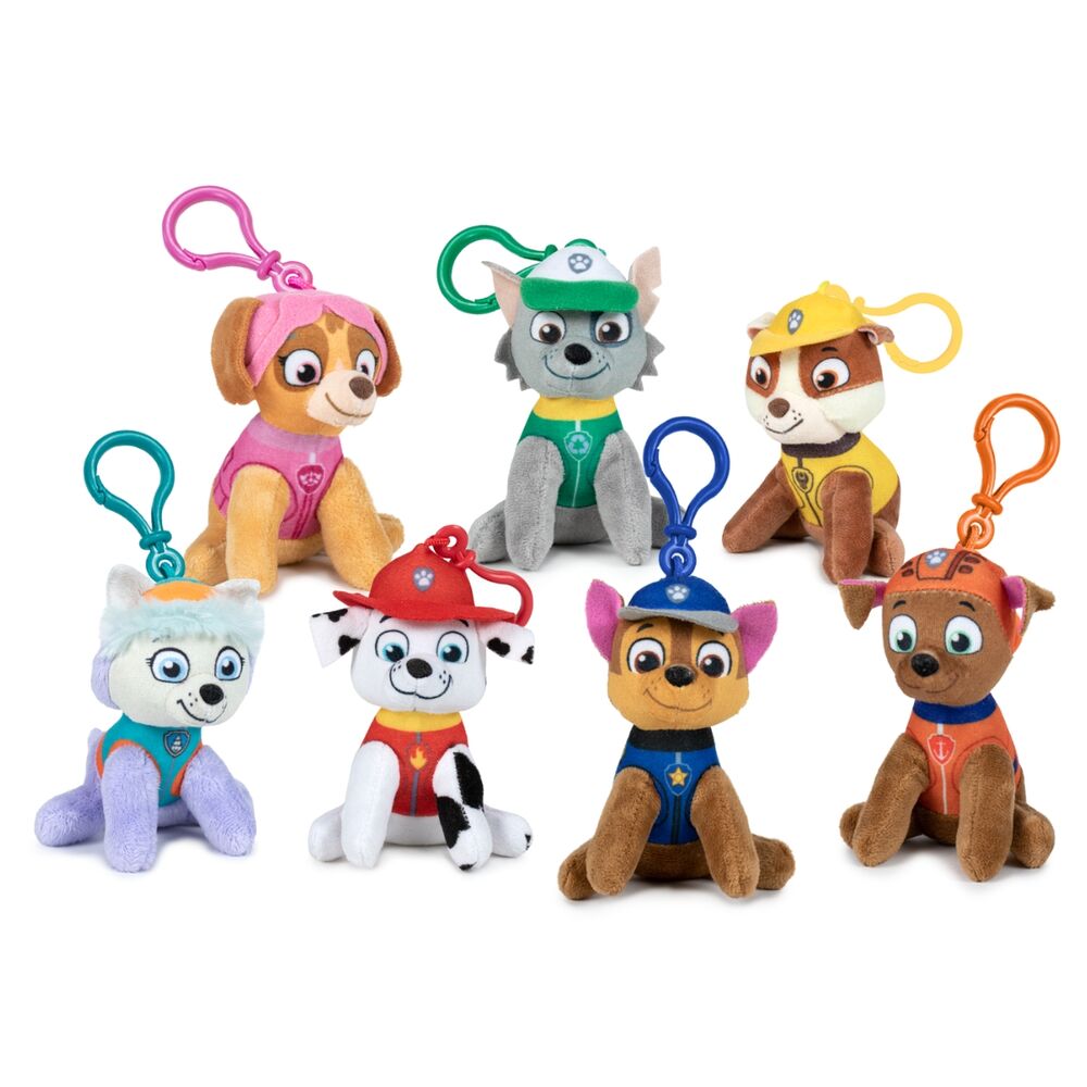 Paw Patrol assorted plush keychain 10cm 1