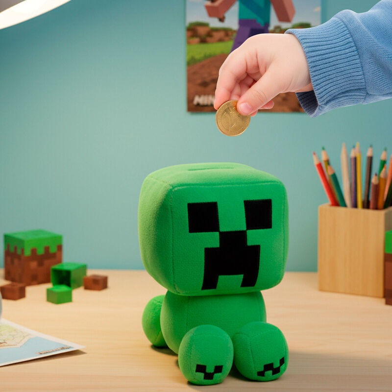Minecraft plush money box 20cm 3