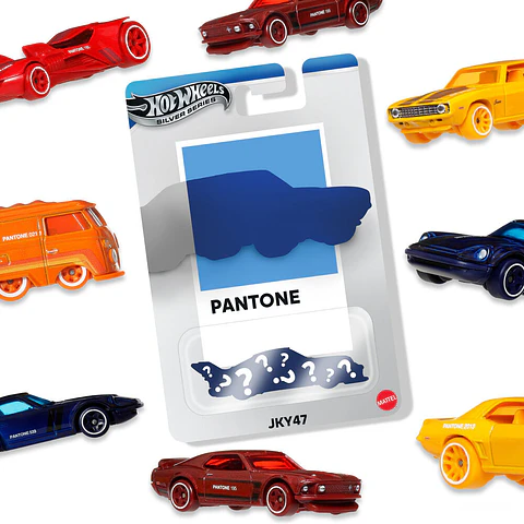 Hot Wheels Silver Series Pantone assorted car