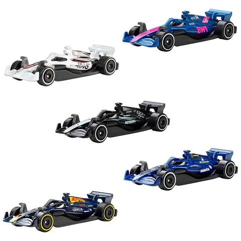 Hot Wheels F1 blister of 5 cars