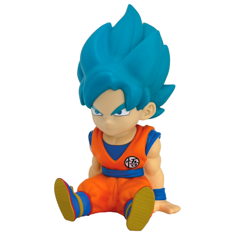 Dragon Ball Super Son Goku Super Saiyan Blue Money box figure 15cm 1