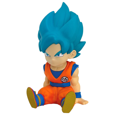 Dragon Ball Super Son Goku Super Saiyan Blue Money box figure 15cm