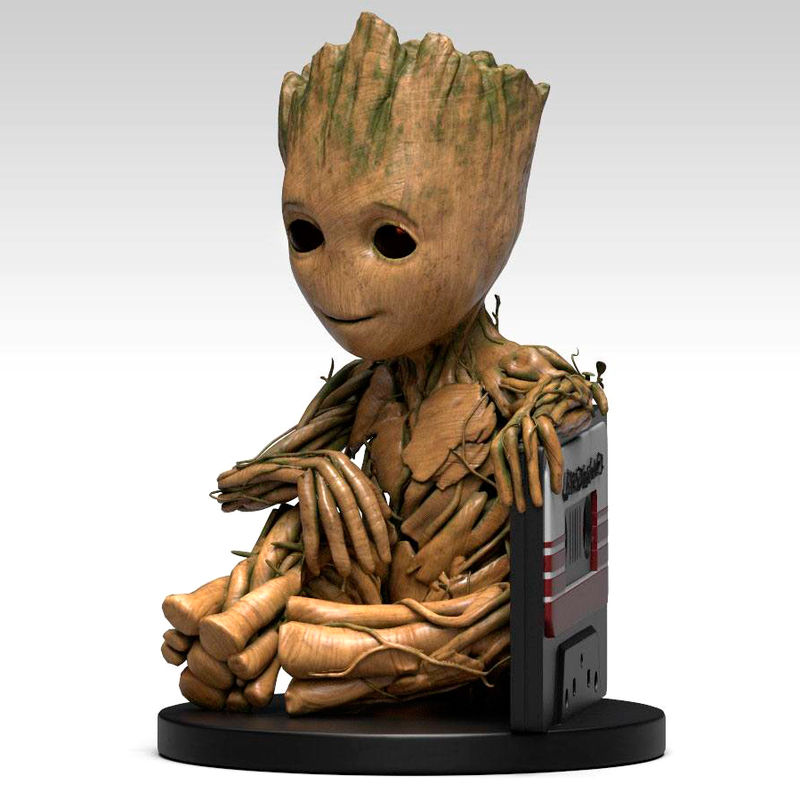 Marvel Guardians of the Galaxy Baby Groot money box figure 3