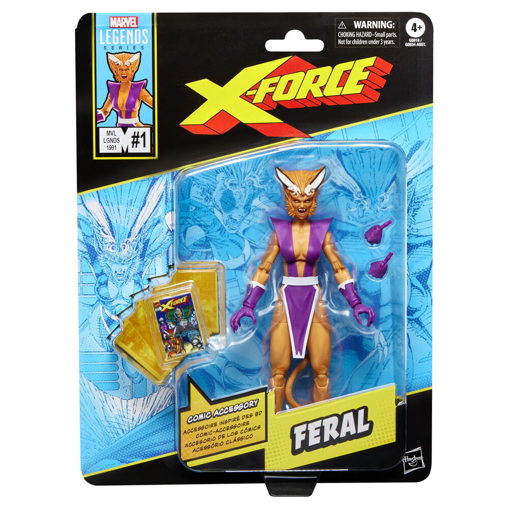 Marvel Legends Series X-Force Feral figure 15cm 1