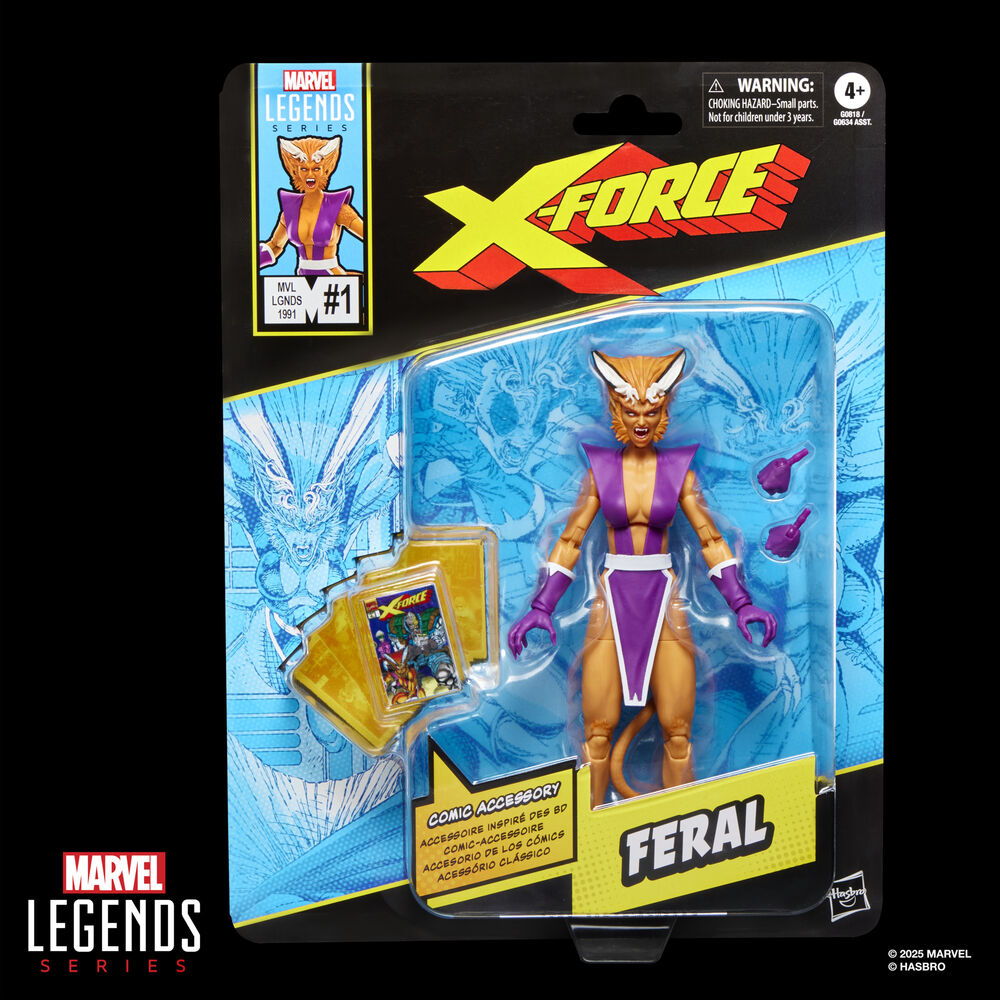 Marvel Legends Series X-Force Feral figure 15cm 9