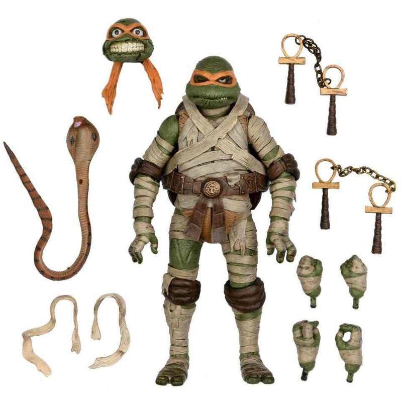 Ninja Turtles as the Mummy Michelangelo ultimate figure 18cm 1