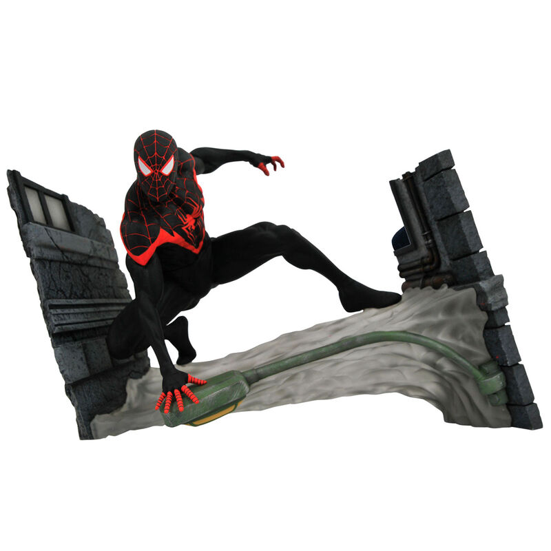 Marvel Comic Gallery Spiderman Miles Morales figure 18cm 1