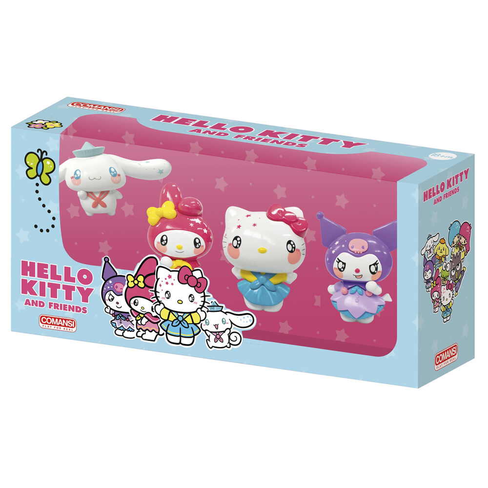 Hello Kitty Friends pack 4 figures 1