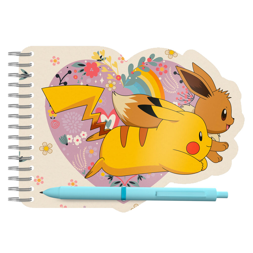 Pokemon Flowers set notebook + pen 1