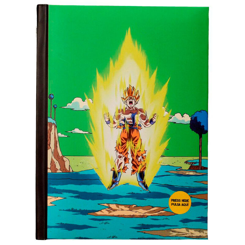 Dragon Ball Z Namek Final Battle notebook with lights 1