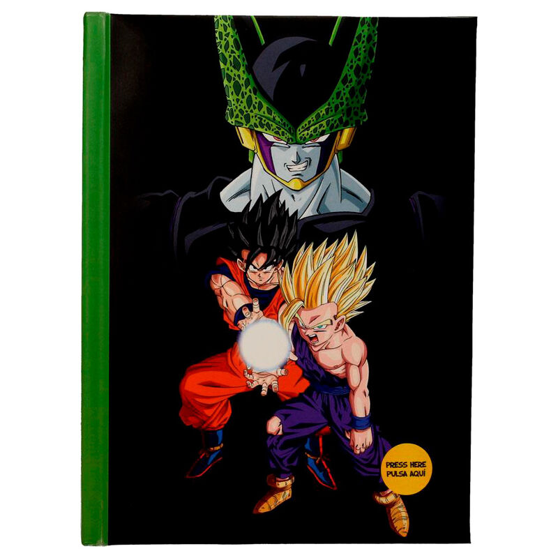 Dragon Ball Z Cell Final Battle notebook with lights 1
