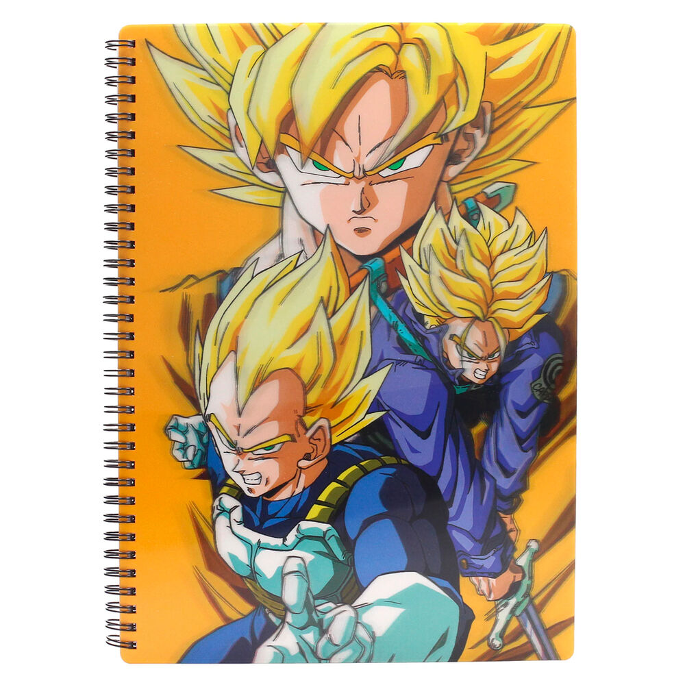 Dragon Ball Z Saiyans A4 notebook 1