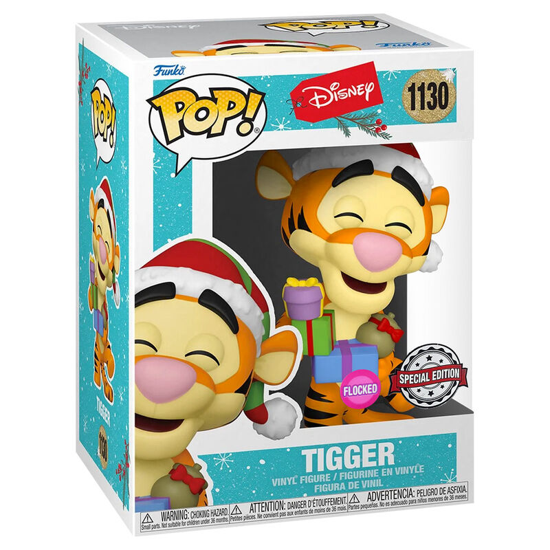 POP figure Disney Holiday Tigger Flocked Exclusive 2