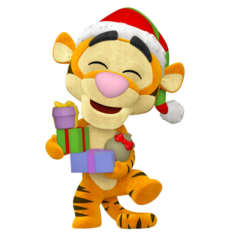 POP figure Disney Holiday Tigger Flocked Exclusive 3