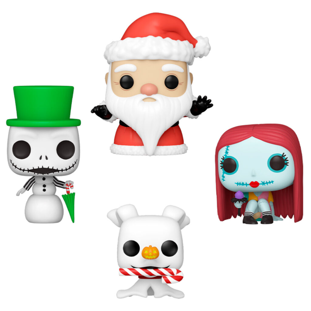 Pocket POP pack 4 figures Disney Nightmare Before Christmas Holiday Exclusive 1
